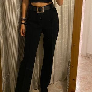 Black formal trousers